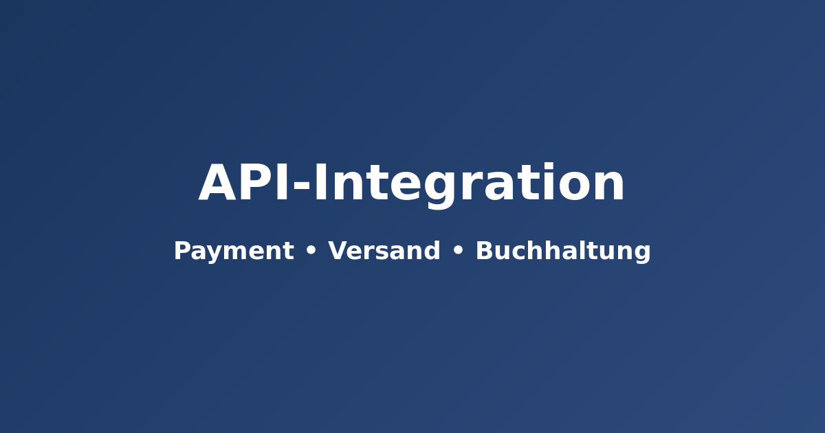 Externe APIs anbinden